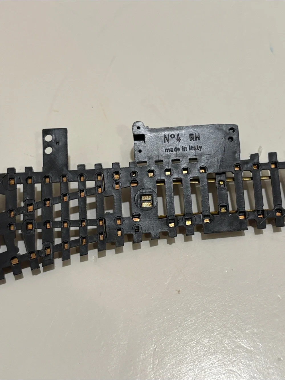 HO scale, model train switches.
